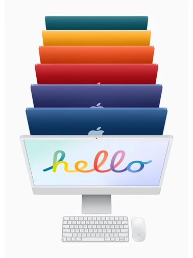 iMac 24" 2024, M4 10 core, 16 GB RAM, 10 core GPU, 512 GB SSD, Silver, Angol billentyűzet